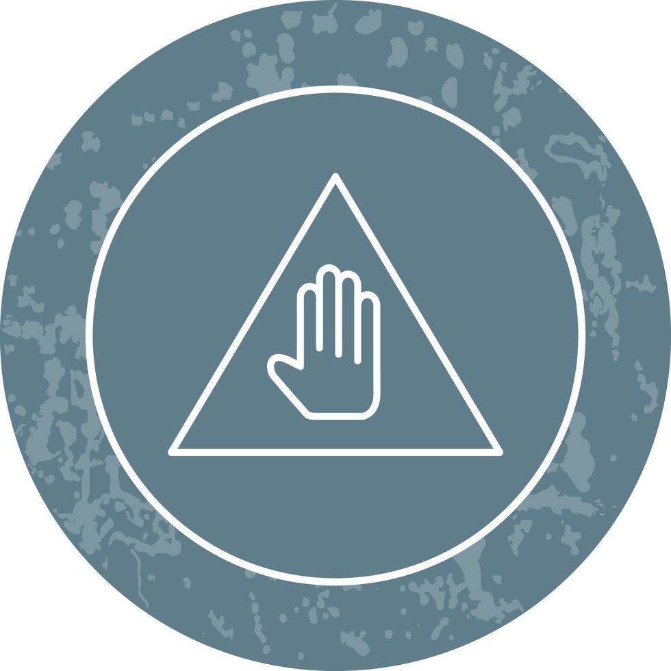 Unique Warning Vector Icon