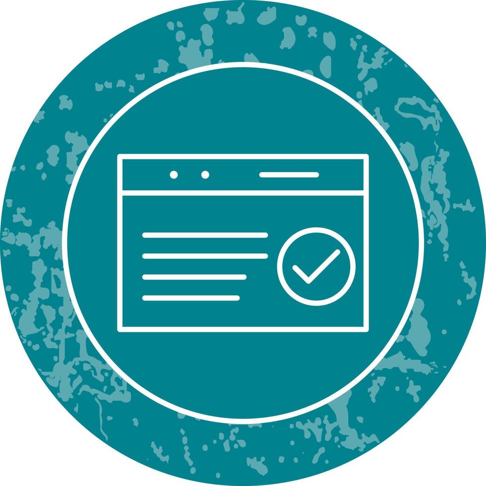 Unique QC Passed Vector Icon