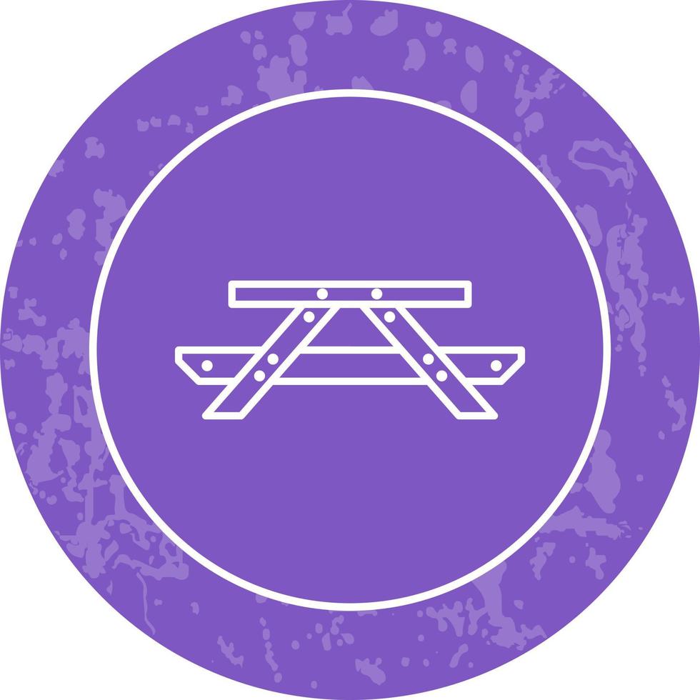 Picnic of Table Vector Icon