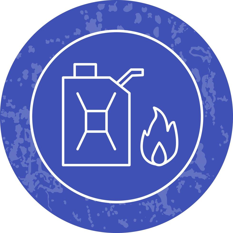 Unique Fuel to Fire Vector Icon