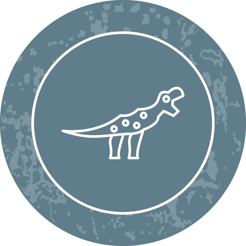 icono de vector de dinosaurio