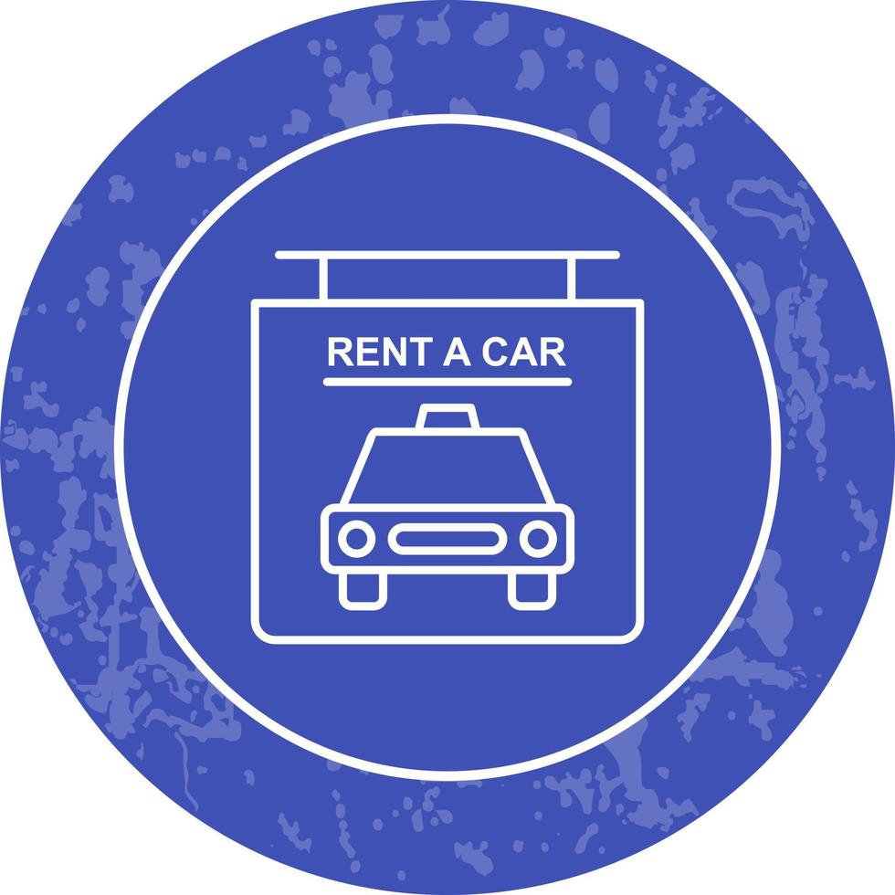 Rent a Car Vector Icon