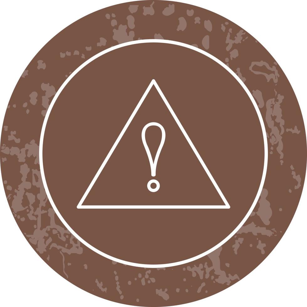 Unique Alert Vector Icon