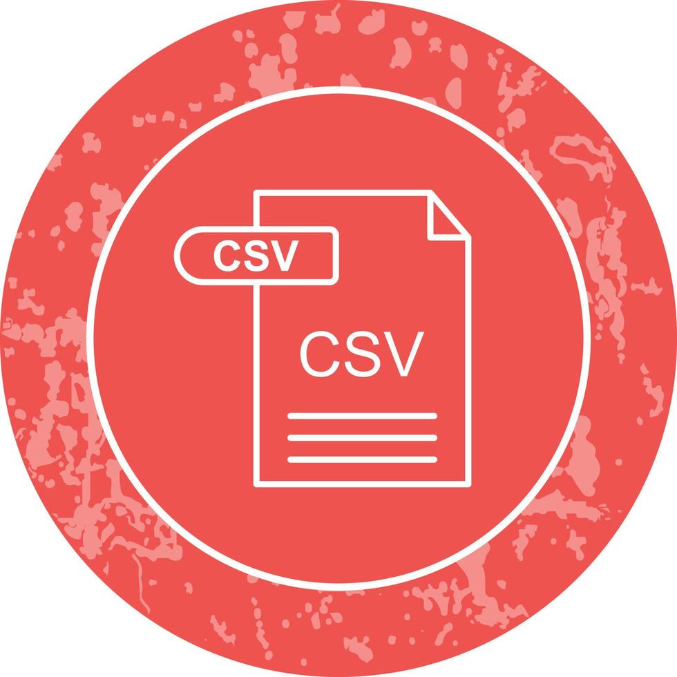 CSV Vector Icon