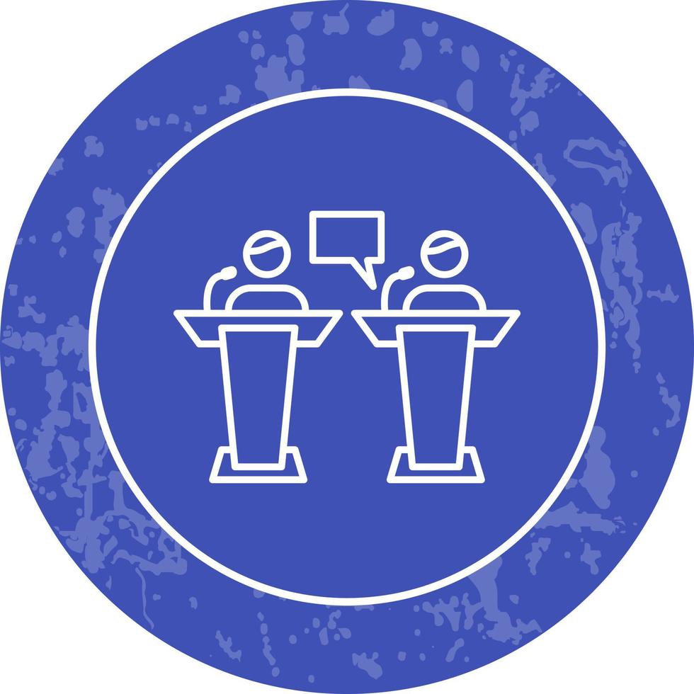 Debate Vector Icon 19078206 Vector Art at Vecteezy