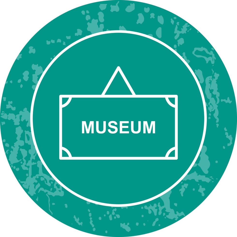 Museum Tag Vector Icon