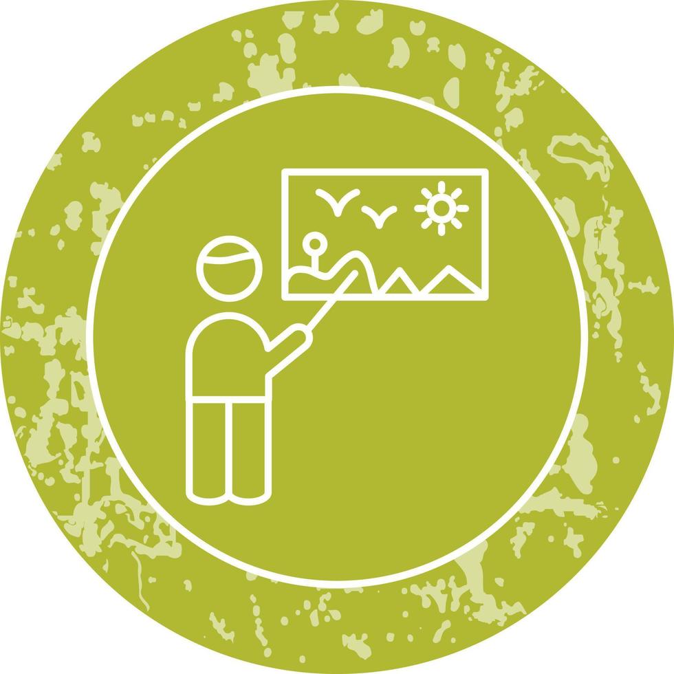 Art Museum Guide Vector Icon