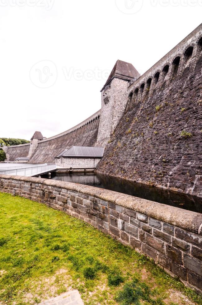 View of a German water dam photo