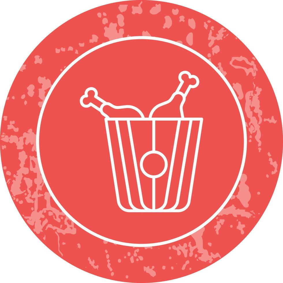 Fried Chicken Vector Icon