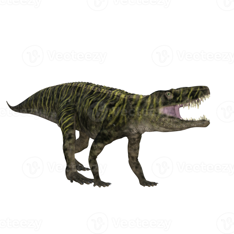 batracotomus dinosaurio aislado 3d hacer png