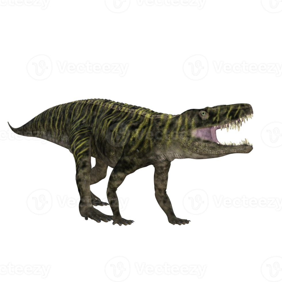 dinosaure batrachotomus rendu 3d isolé png