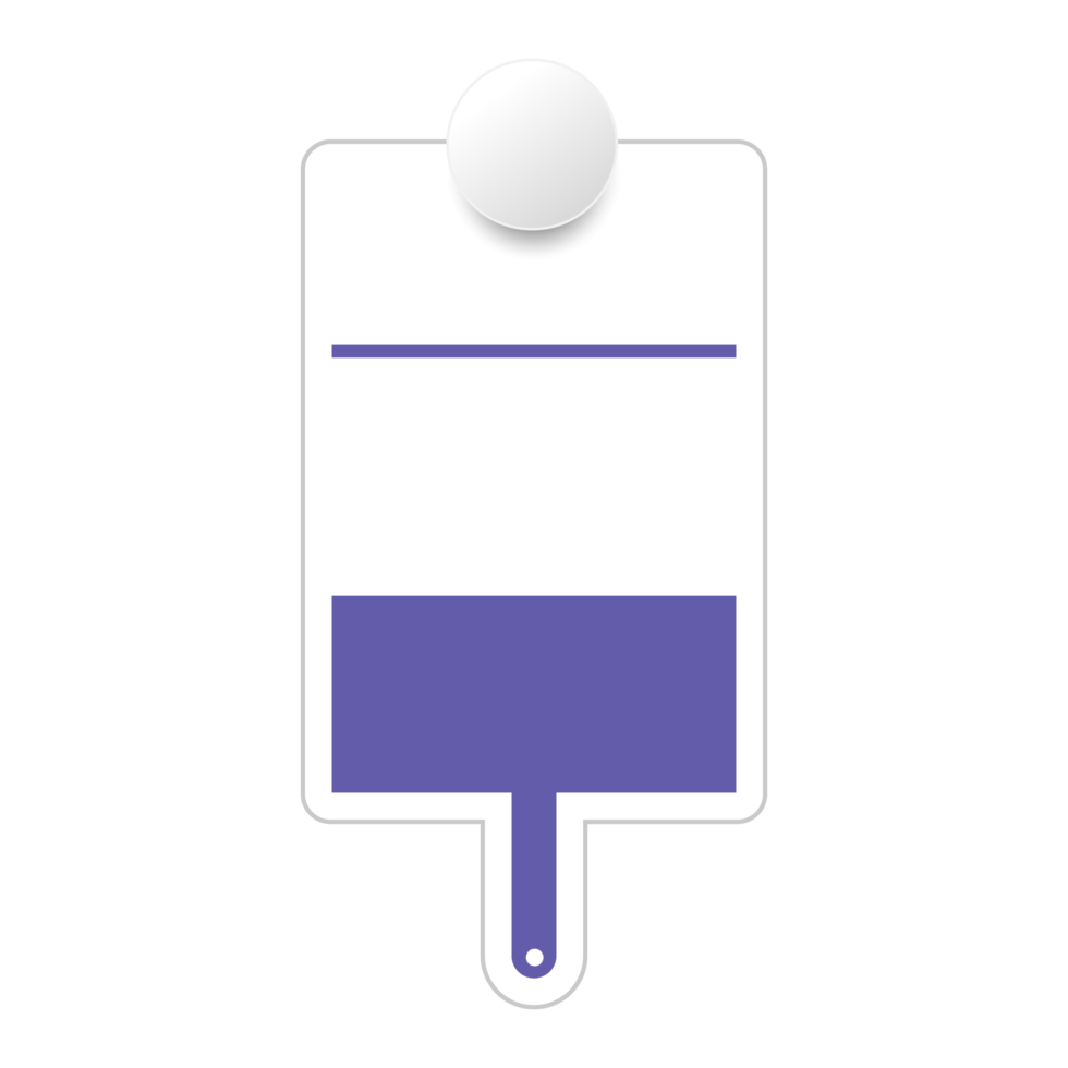 Infographic element with empty label png