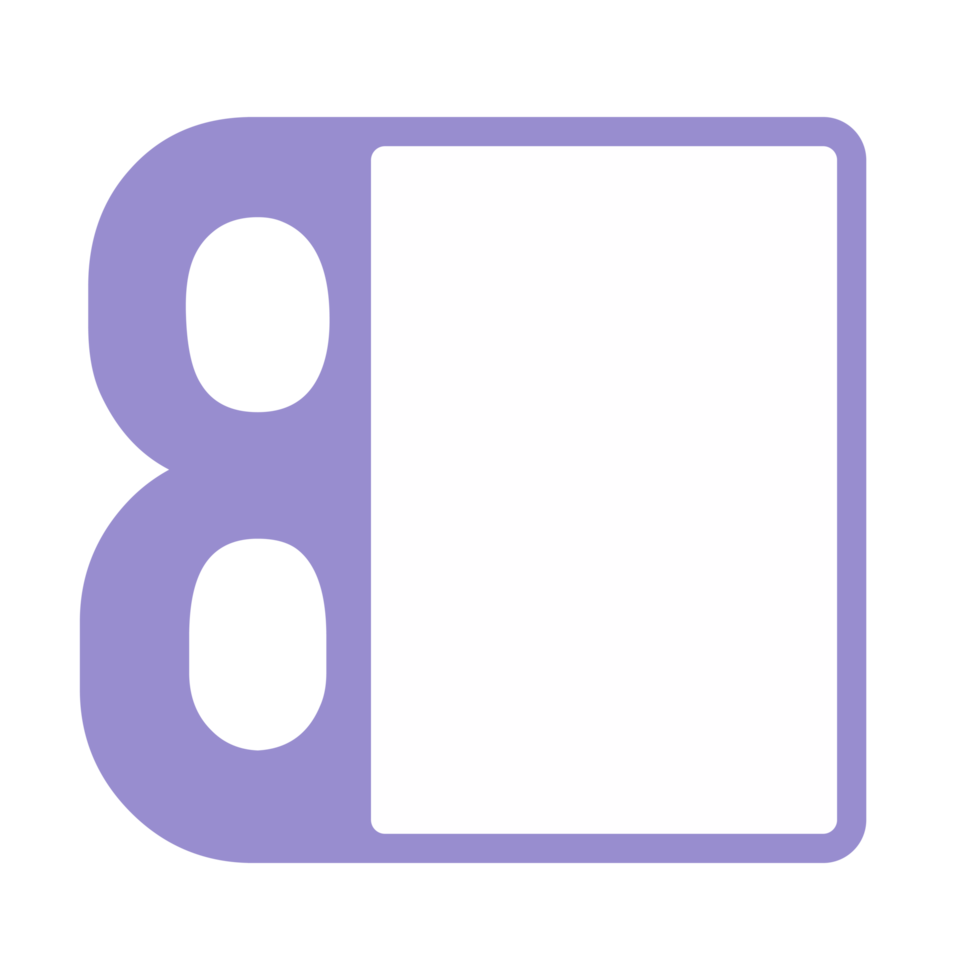 Empty label element with 10 number png