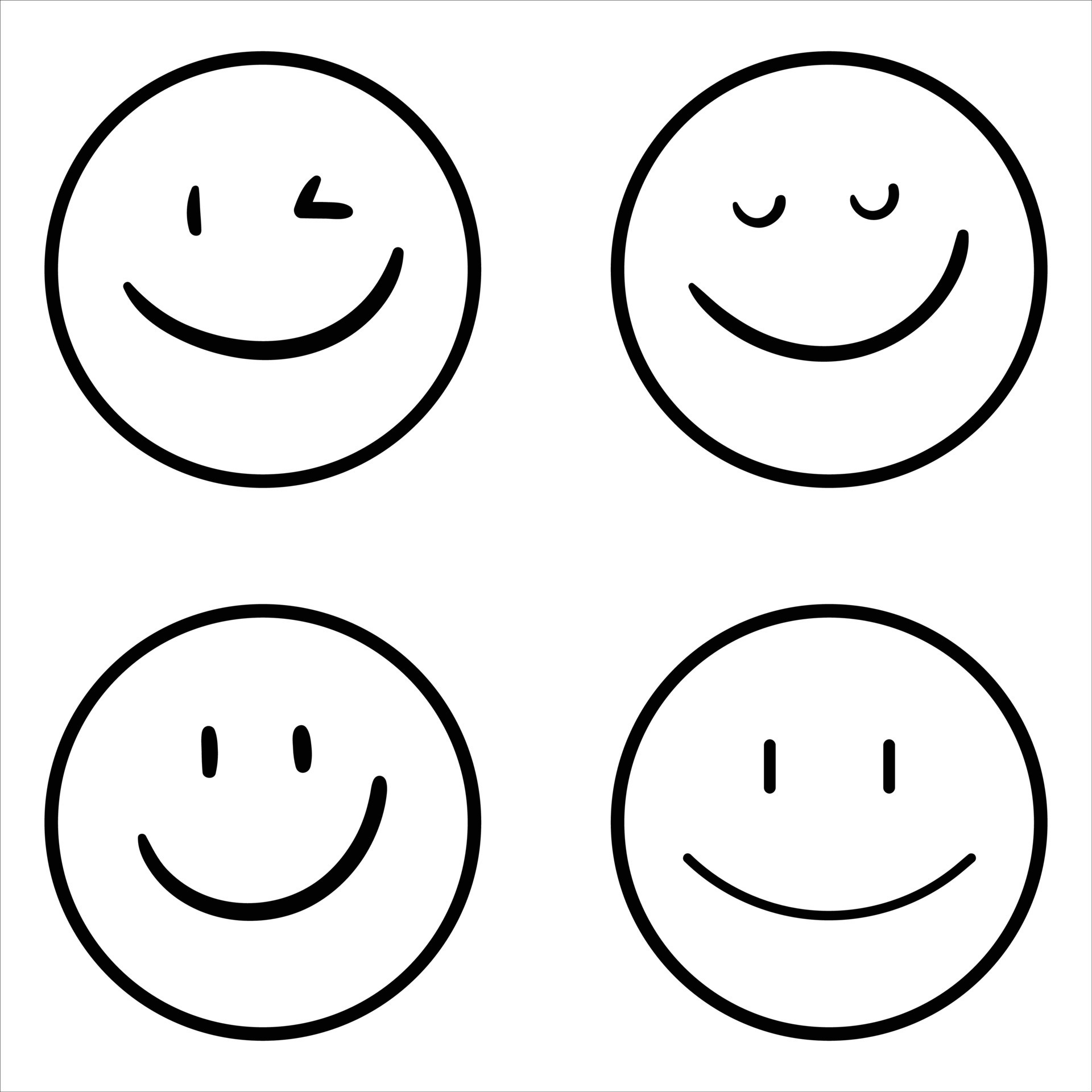 Happy face reaction 19079176 Vector Art at Vecteezy