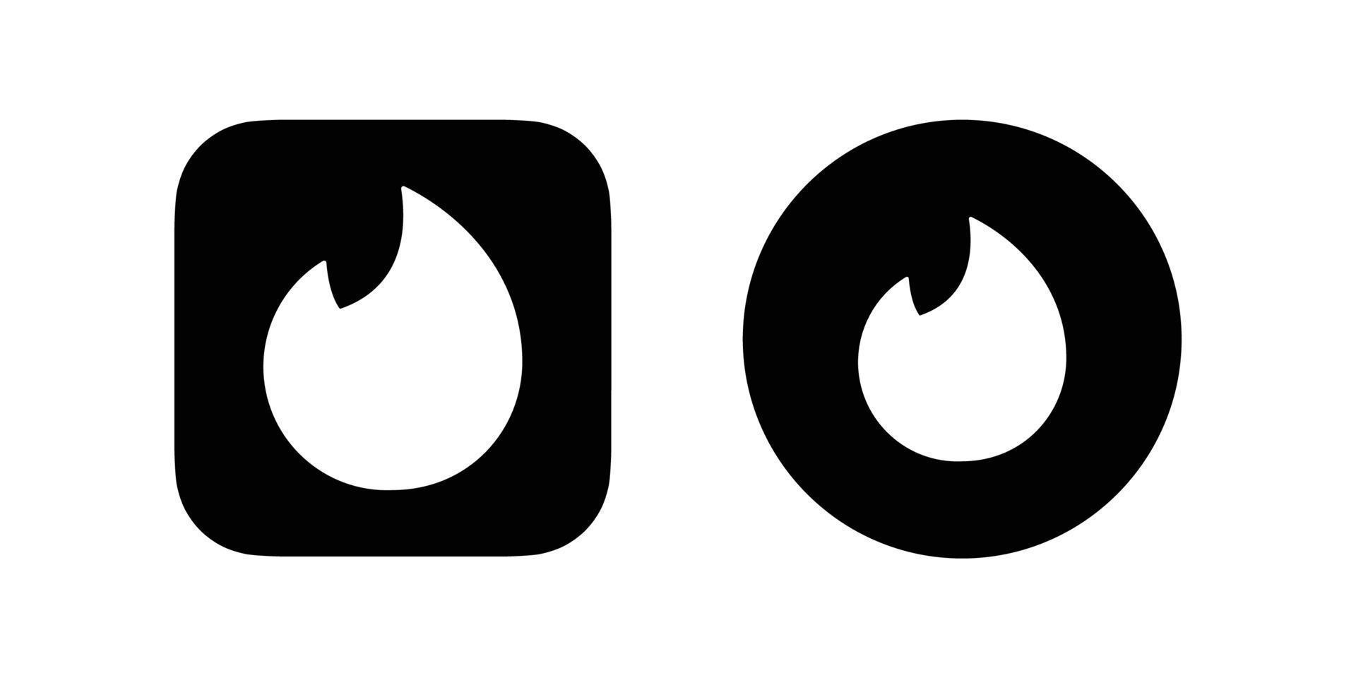 tinder app logo vector, tinder app icon free vector
