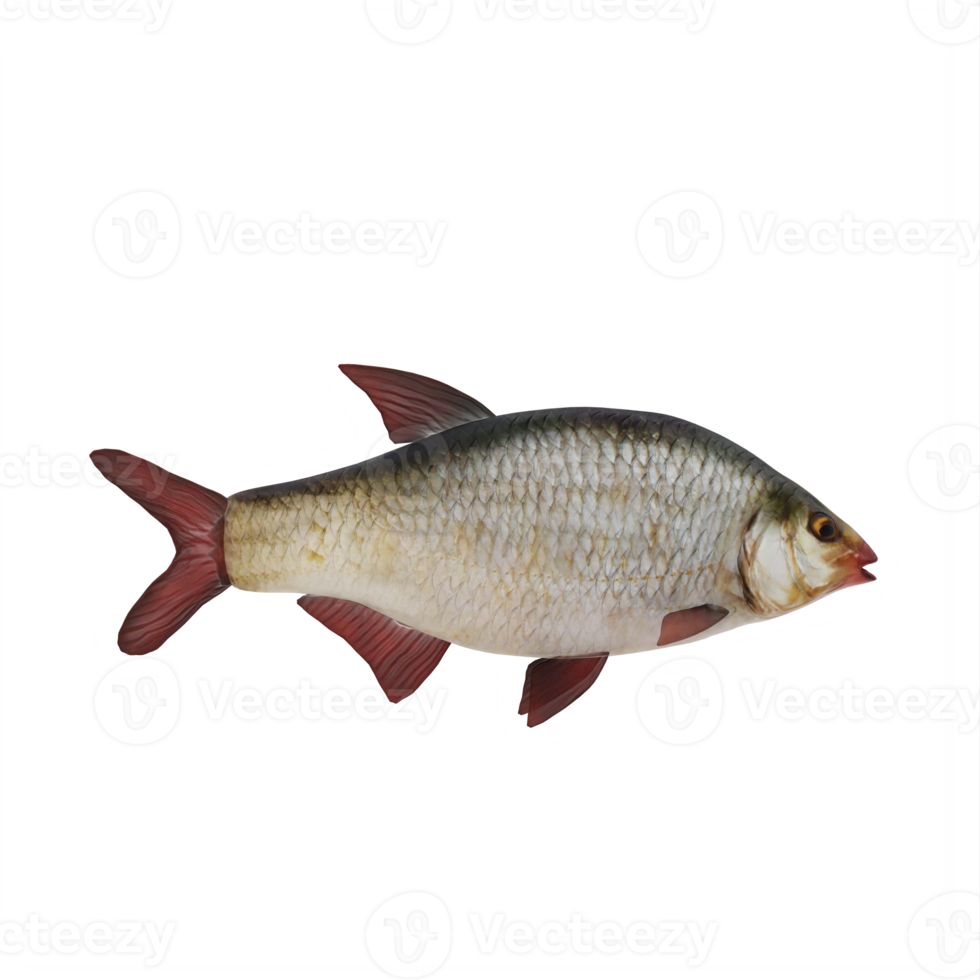 Redeye bass fish isolated png