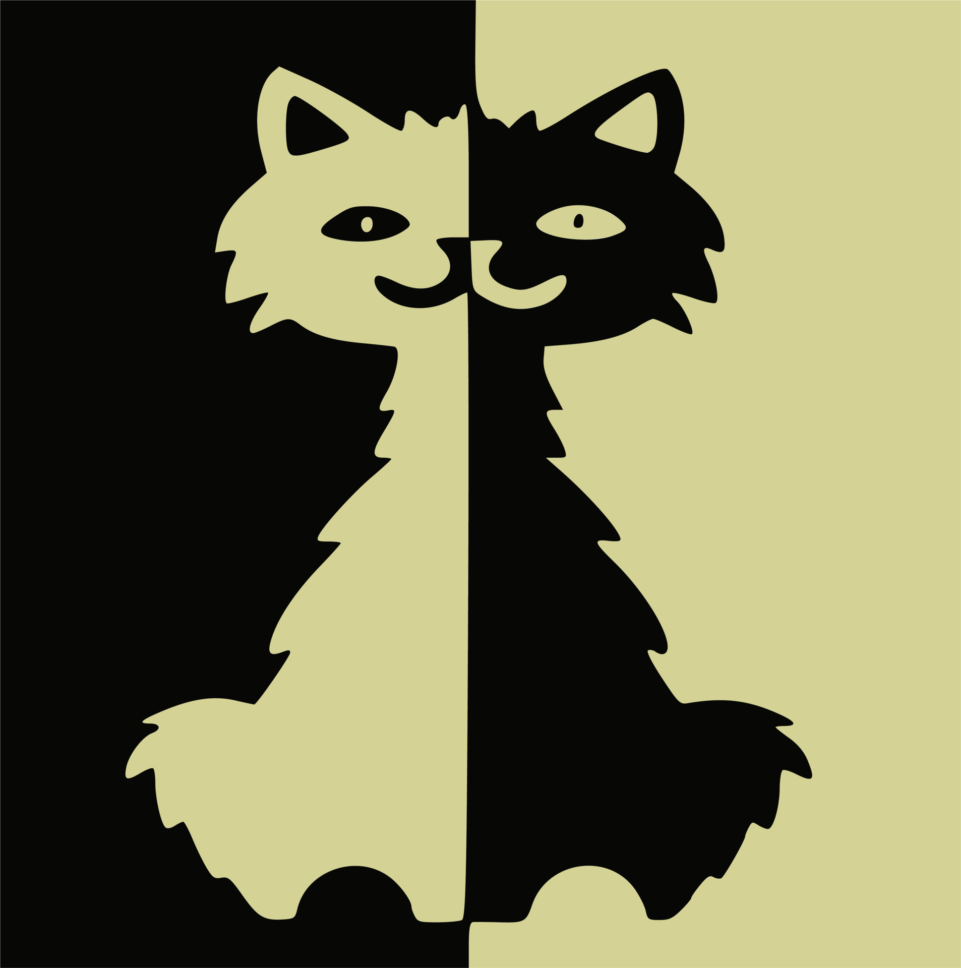 Black and white vectors of animals, birds and wildlife 19079278 Vector