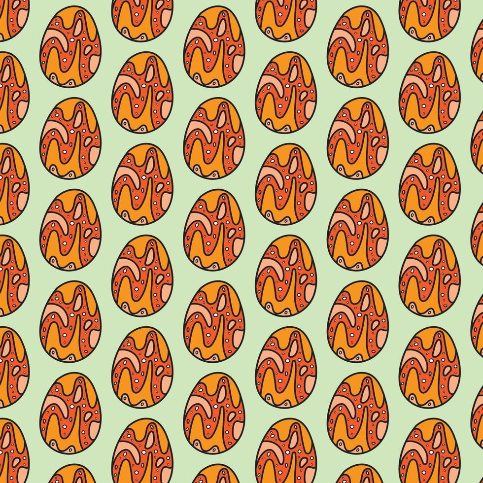 easter egg pattern background vector