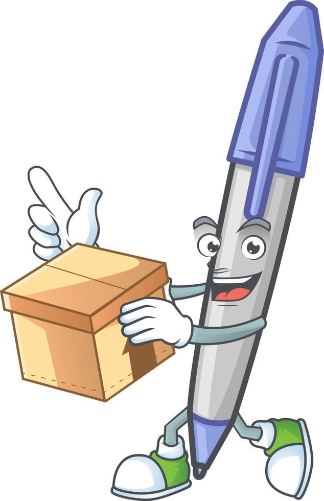 Blue Ballpoint Vector