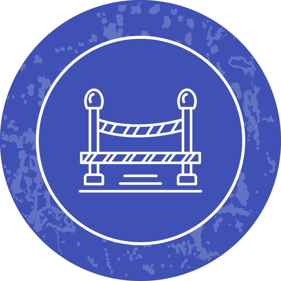 Do Not Cross Line Vector Icon