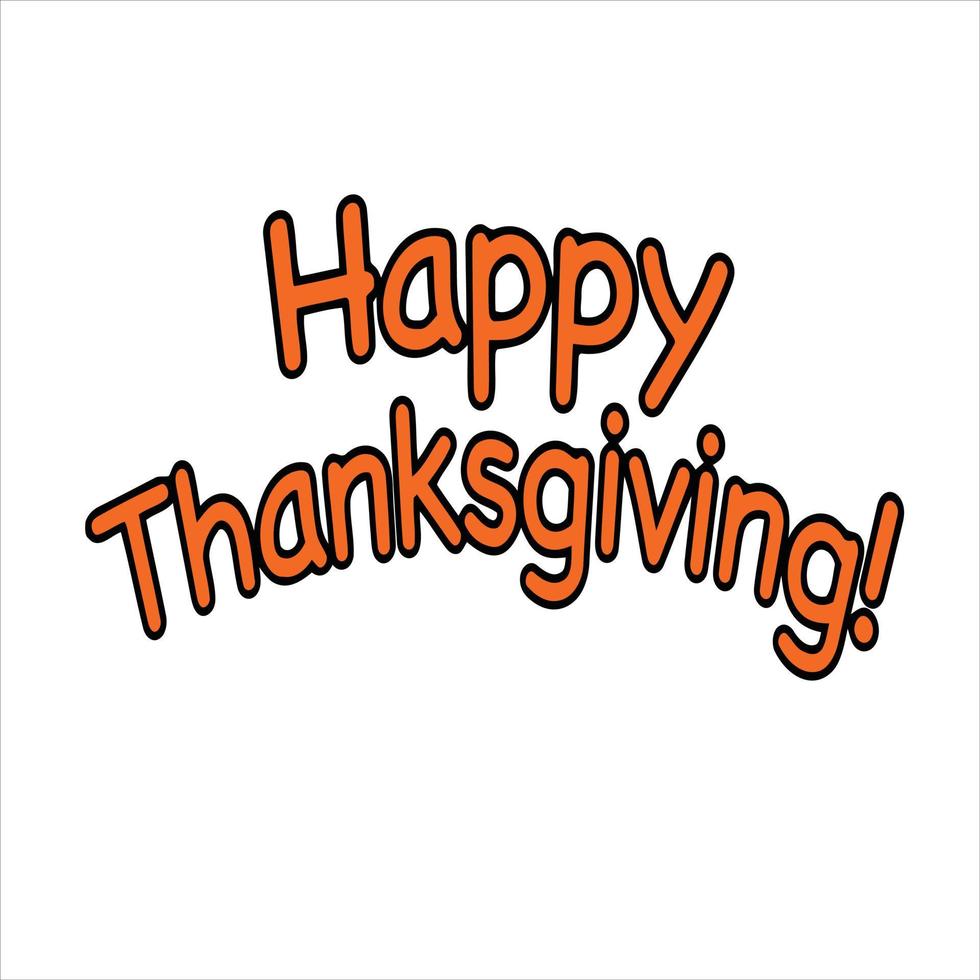 Thanks Giving Coloring Page vector