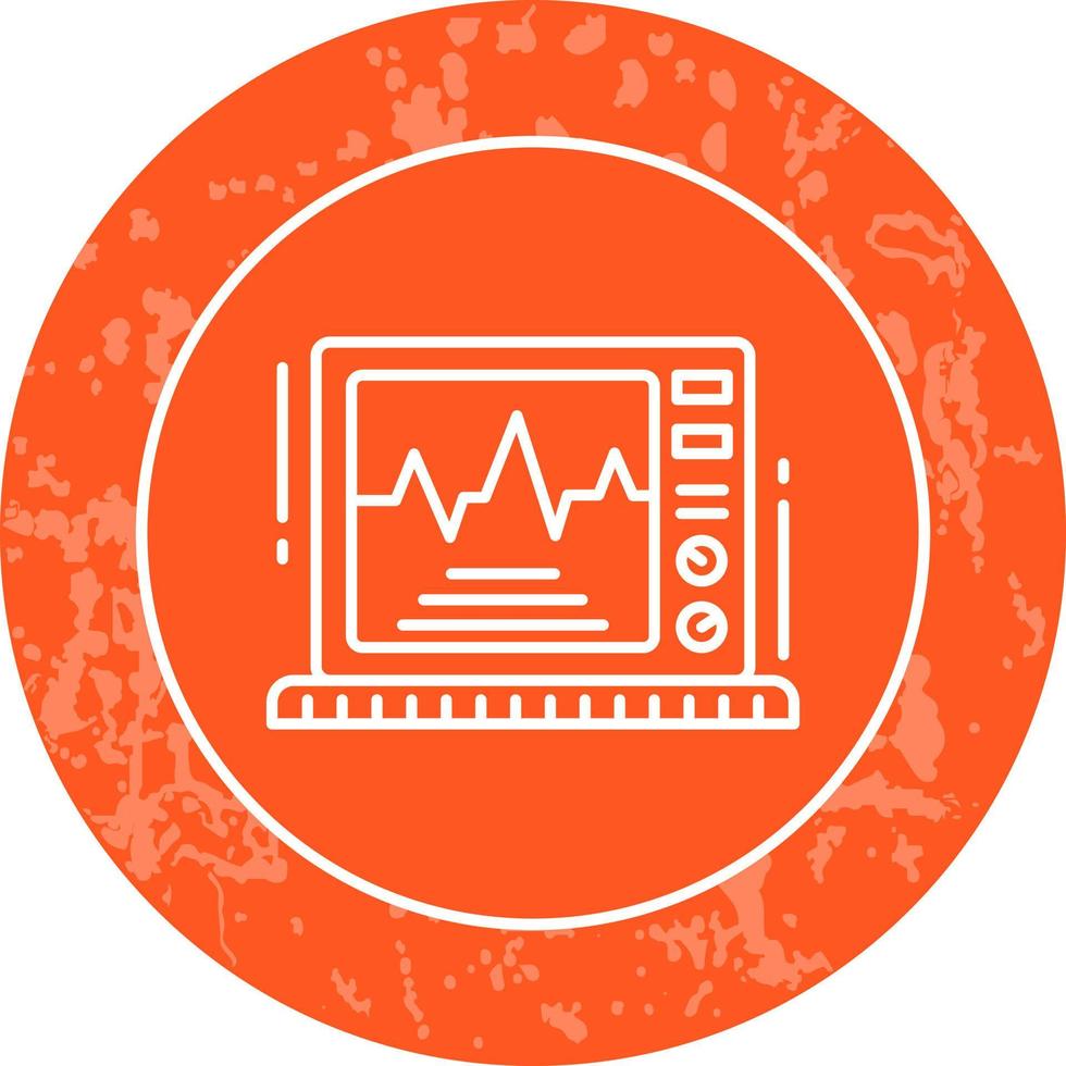 Ekg Monitor Vector Icon