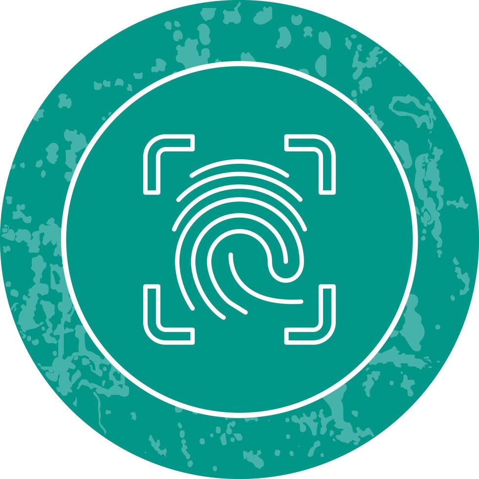 Finger Print Vector Icon