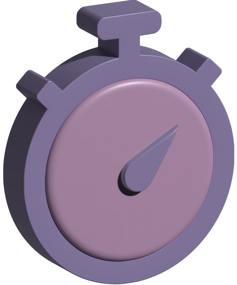 3d illustration of stopwatch png