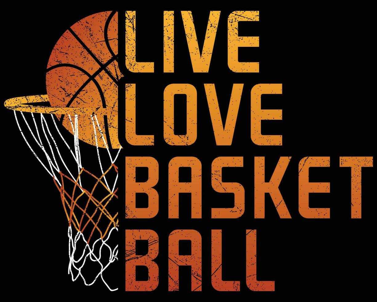 Basketball T shirt Design In Illustration for Sports Lovers. Eps-10. vector