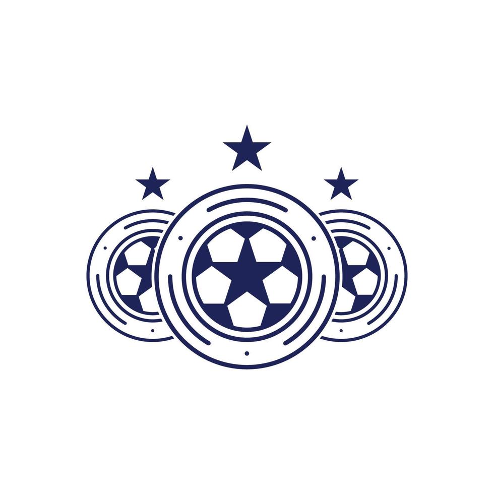 Football logo icon design and symbol vector