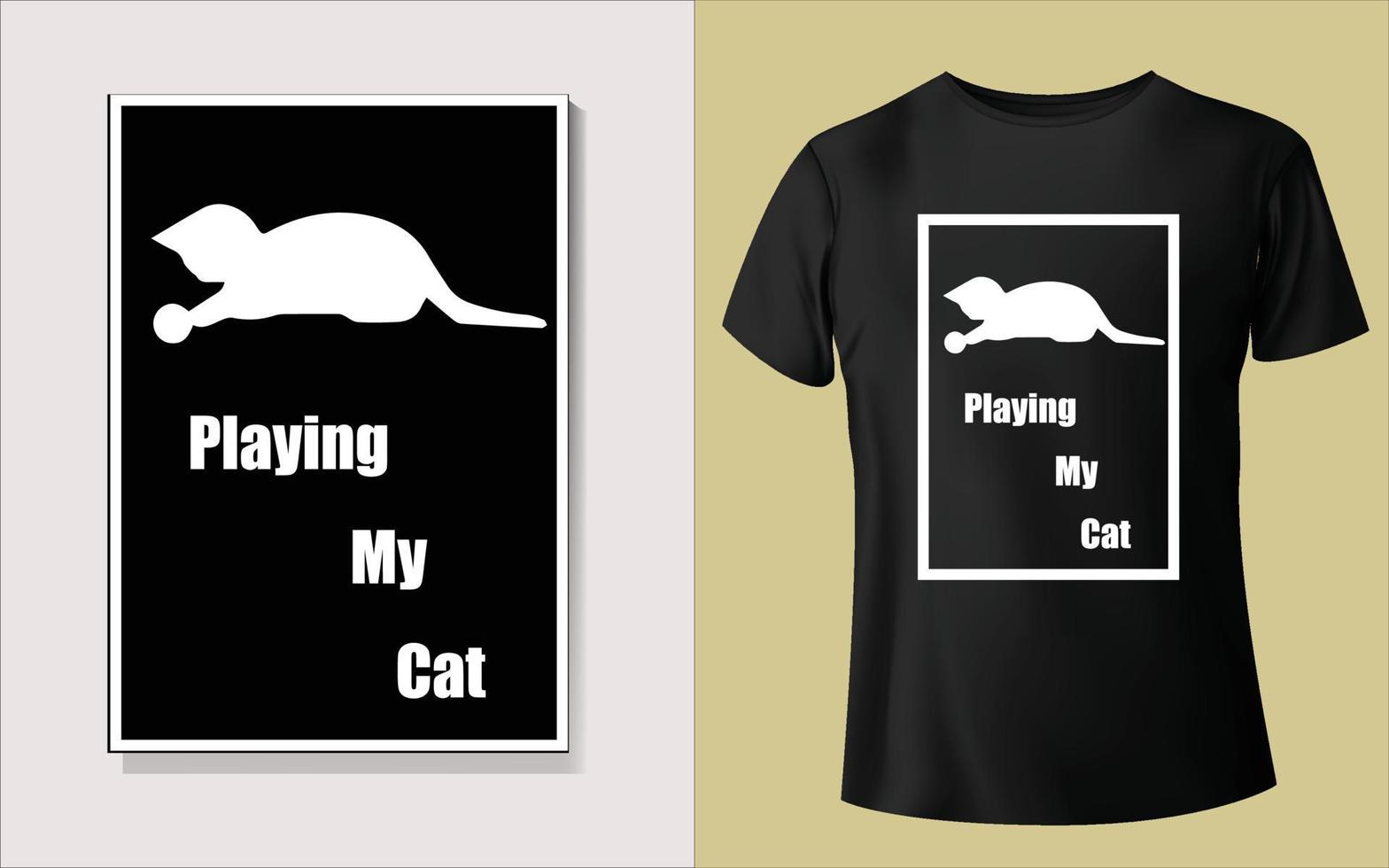 Black tee shirt design vector