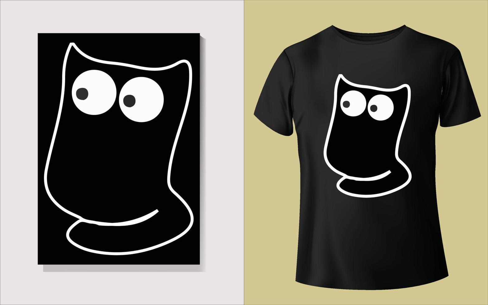 Cute animal Tee shirt Design vector