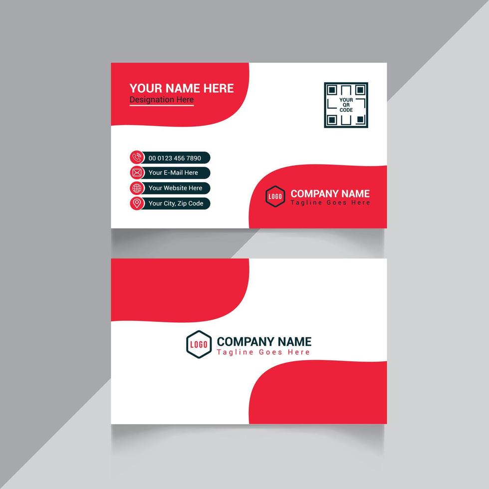 Business Card Design Template for you vector