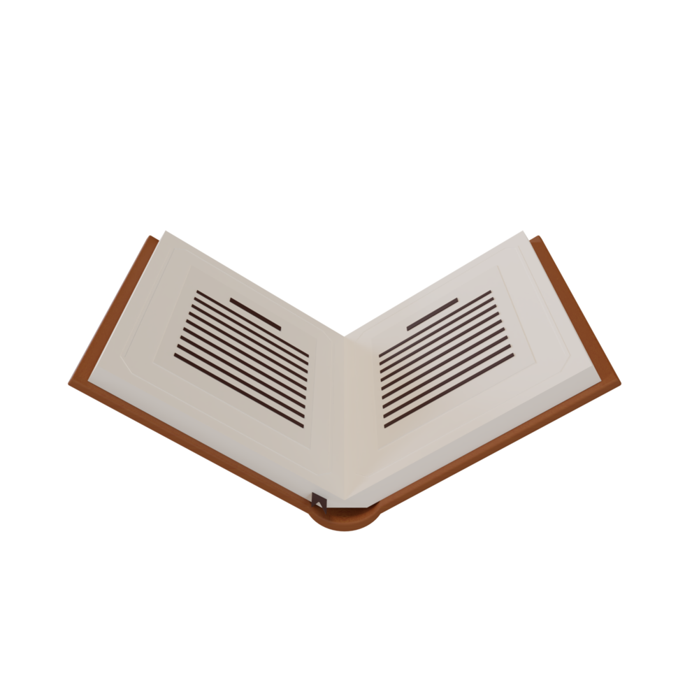 3d render illustration of al-quran with moon and star icon for decoration greeting card of ramadan and eid al fitr png