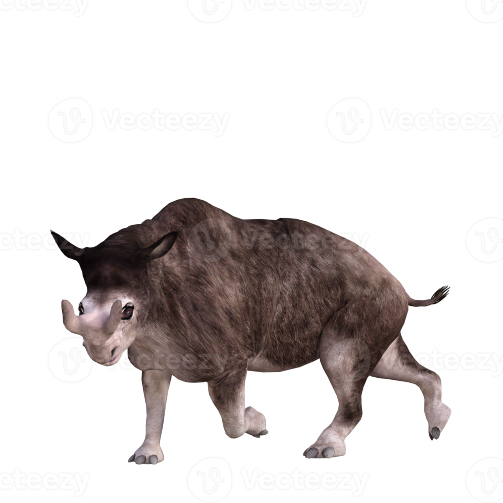 brontotherium dinosaurie isolerat 3d framställa png