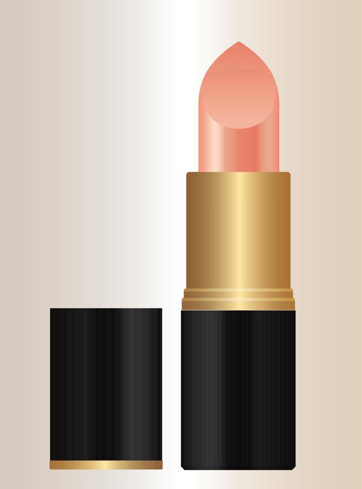 lápiz labial, cosméticos, vector de maquillaje