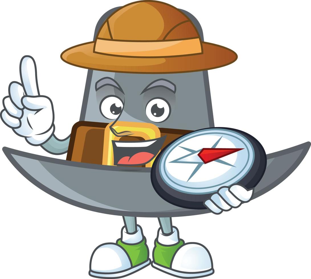 Black Pilgrim Hat Vector