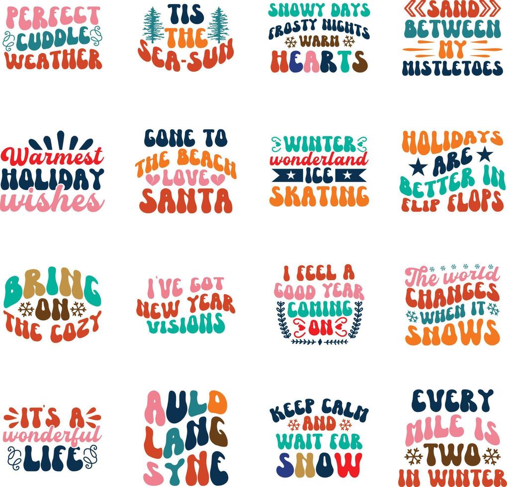 Winter svg Bundle ,Winter t-shirt bundle vector