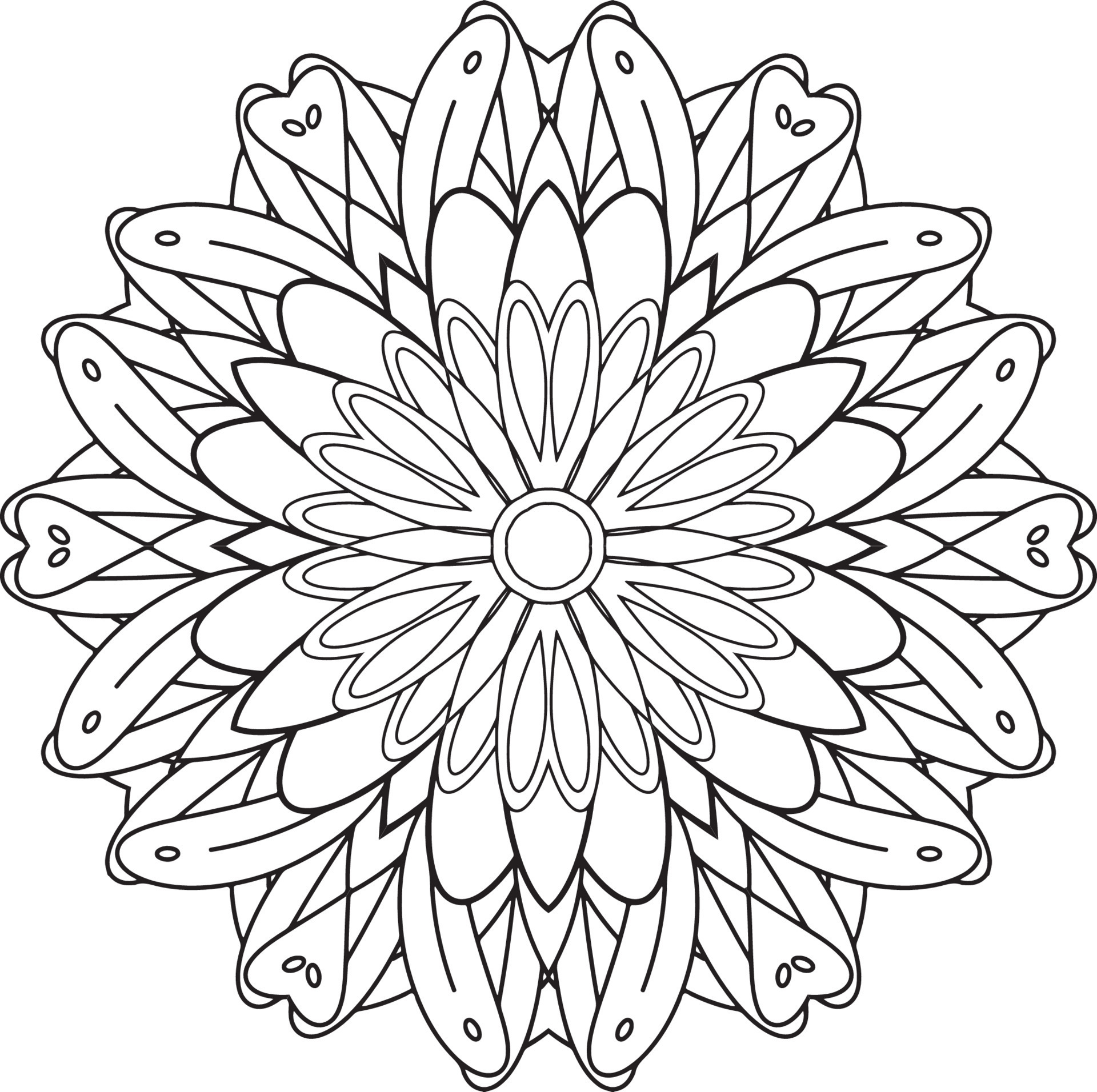 Flower Coloring Pages For Adults Printable Flower Coloring Pages flower-coloring-pages-for-adults-printable-flower-coloring-pages