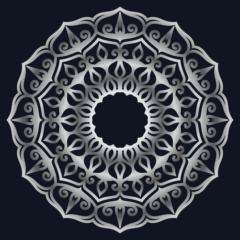 Decorative elements luxury ornament pattern gradient mandala design vector