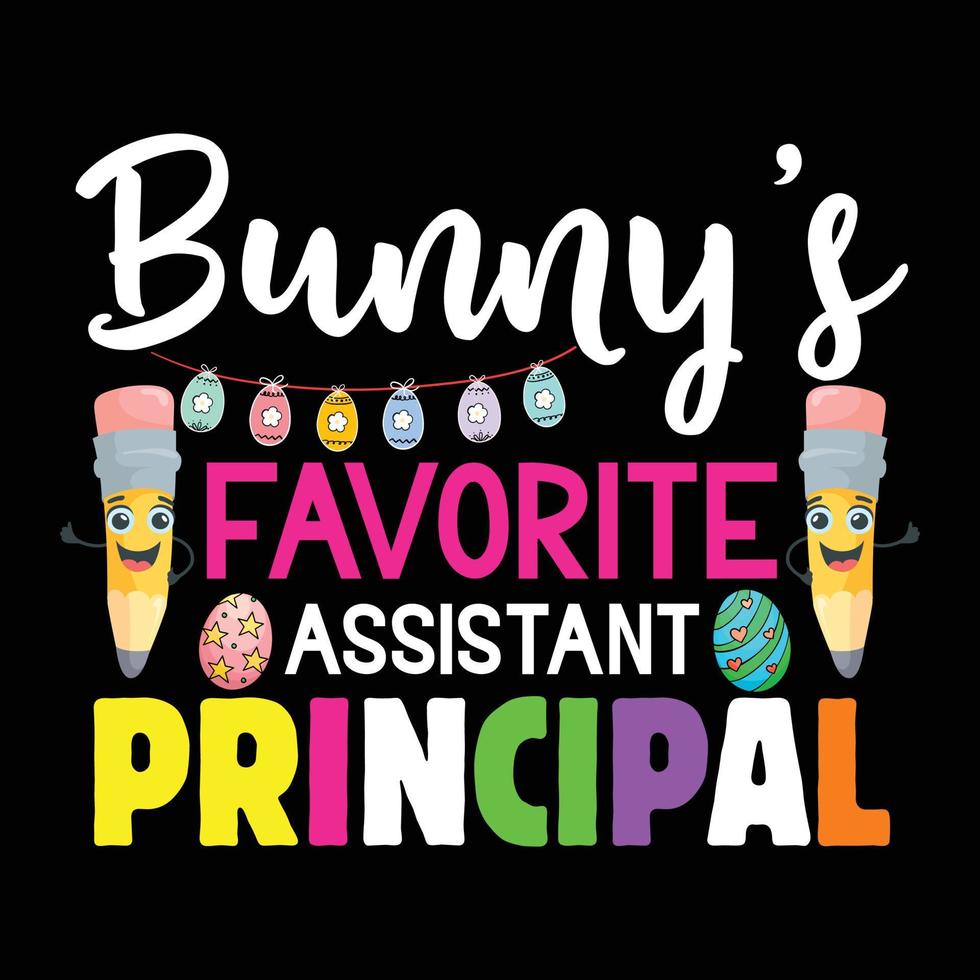 Bunny's Favorite Assistant Principal vector