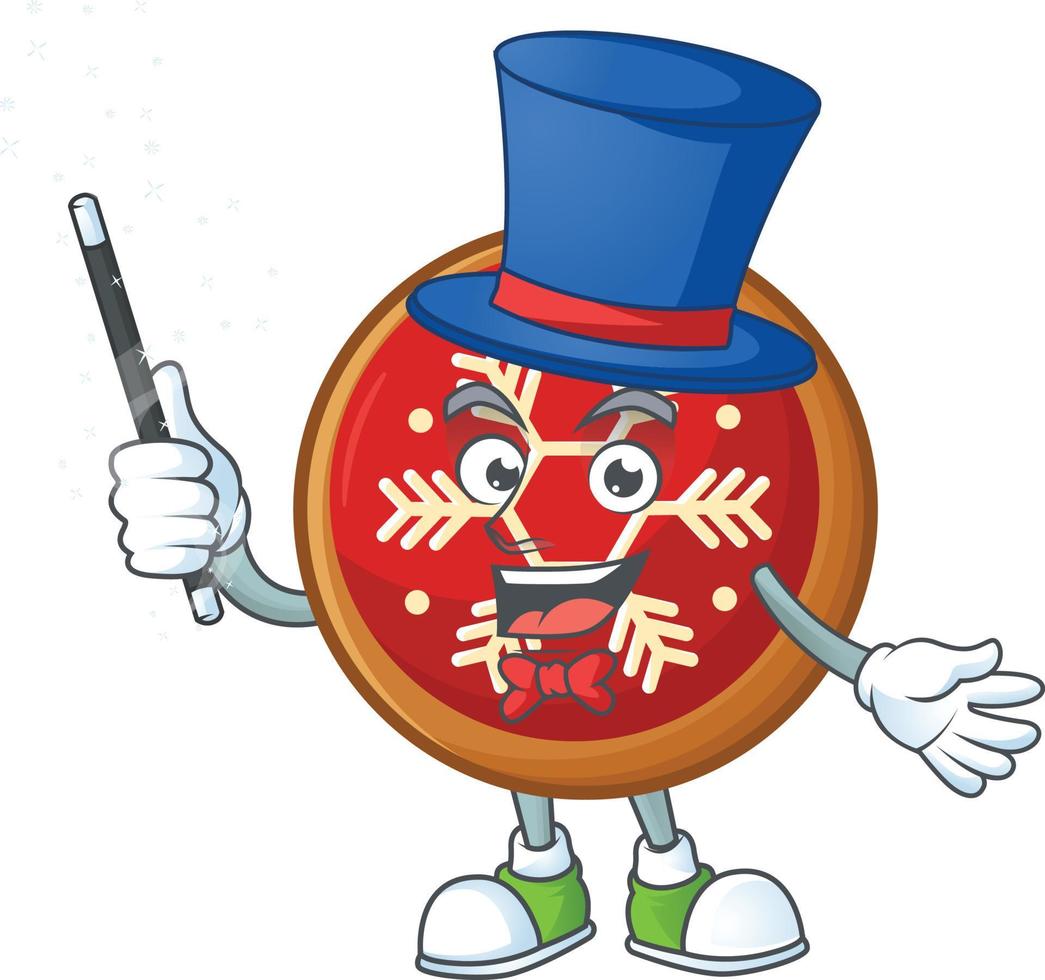 Red Christmas Ball Cookies vector