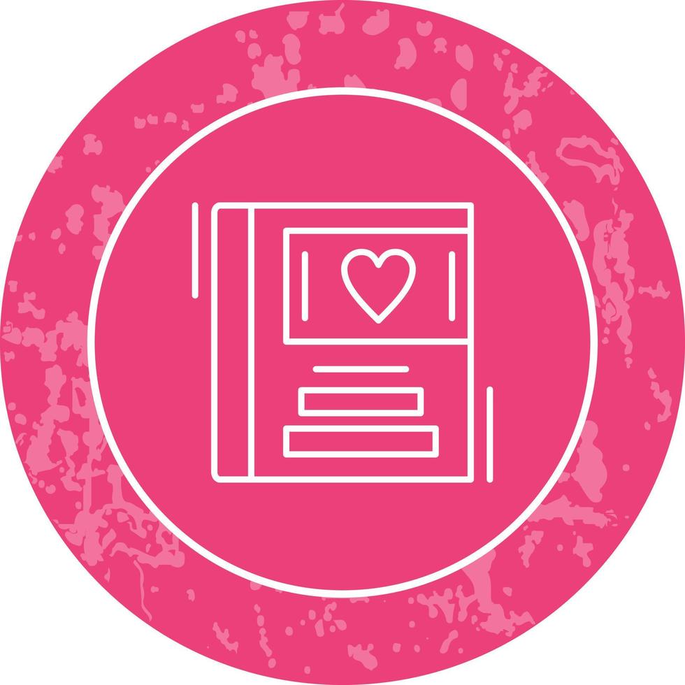 Wedding Album Vector Icon