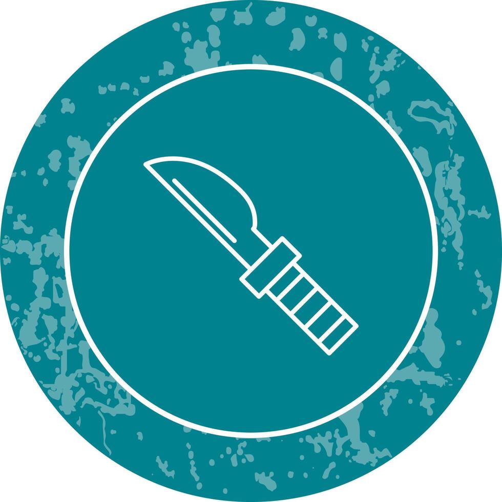 icono de vector de cuchillo