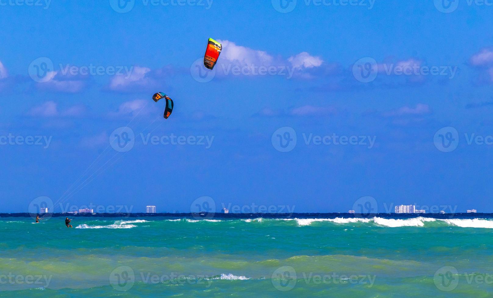 Water sport like kitesurfing kiteboarding wakeboarding Playa del Carmen