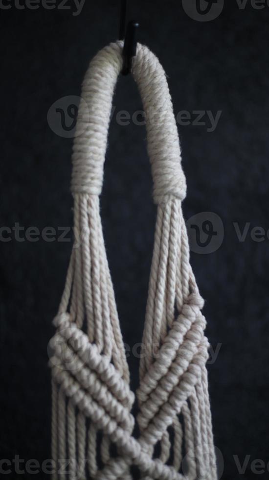macrame for room decoration photo