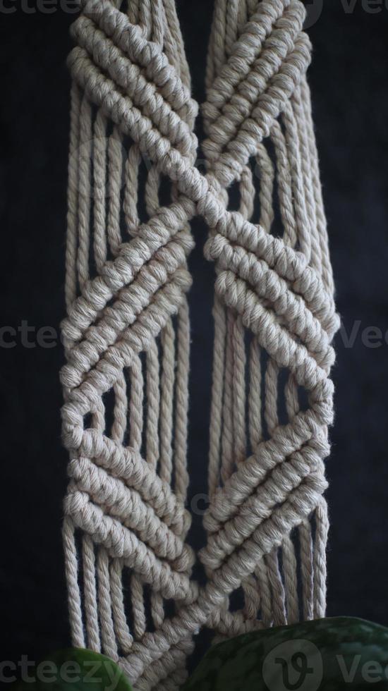macrame for room decoration photo