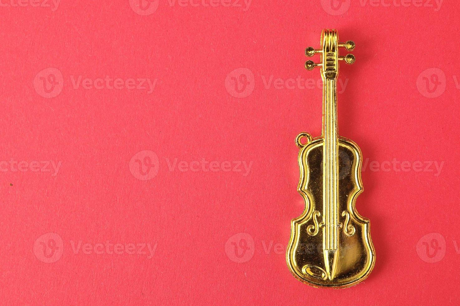 Gold Violin Miniature photo