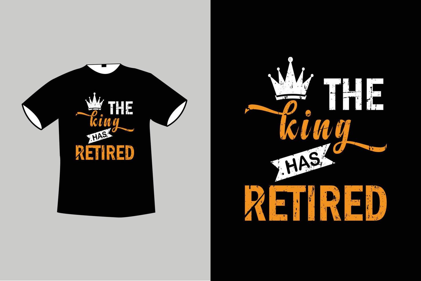 Retired 2022 T-shirt Design vector