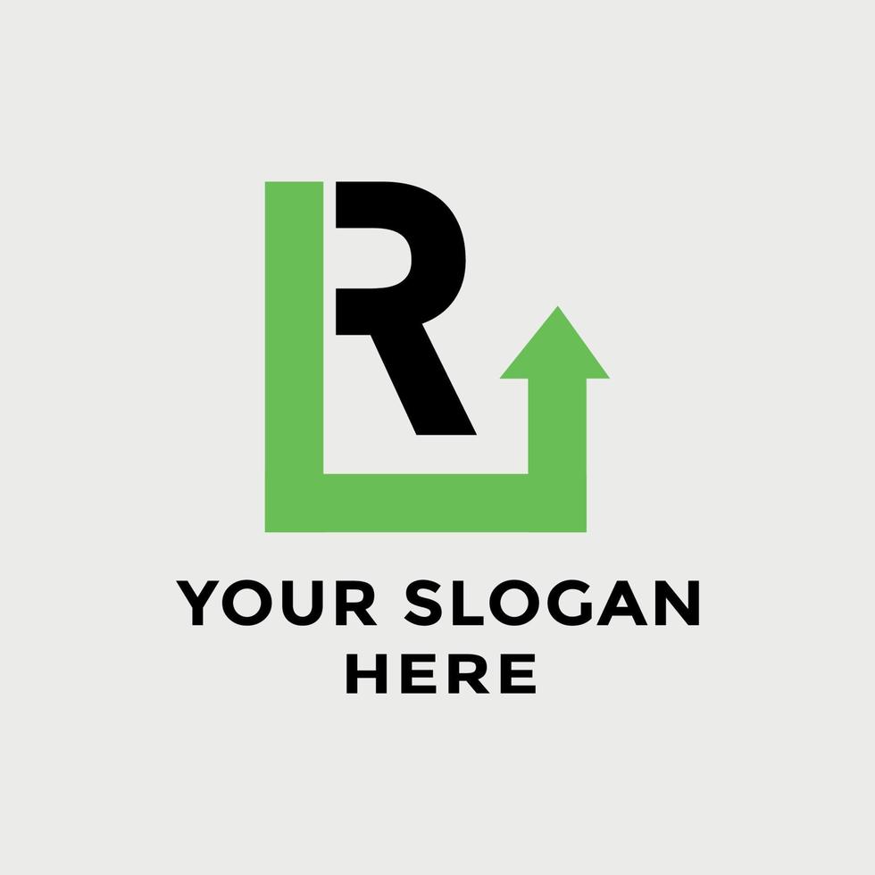 Modern Minimalist Abstract Business Logo Designn vector